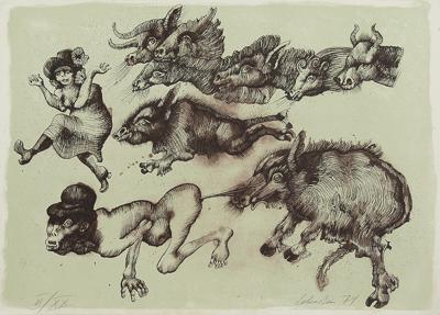 ILUSTRACJA DO “FOLWARKU ZWIERZĘCEGO”,