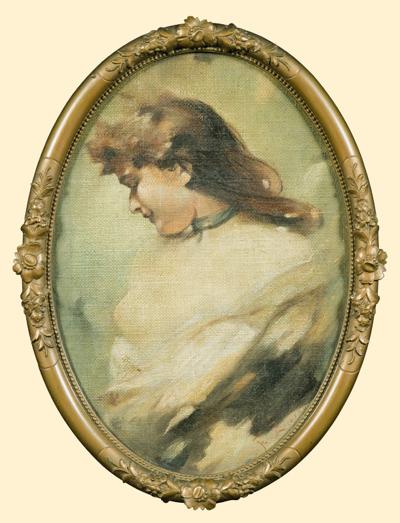 PORTRET DZIEWCZYNY, OK. 1895