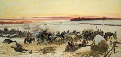 PRZEJŚCIE WOJSK NAPOLEONA PRZEZ BEREZYNĘ,1895