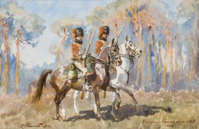 STRZELCY KONNI GWARDII NAPOLEONA I, 1900