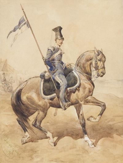 UŁAN LWOWSKIEJ GWARDII NARODOWEJ, 1891