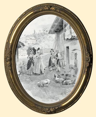 WIZYTA NA WSI, 1886