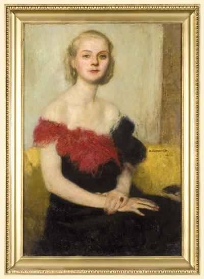 PORTRET ELŻBIETY KOSSAKOWEJ, 1945