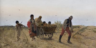 CYGANIE W DRODZE, 1877