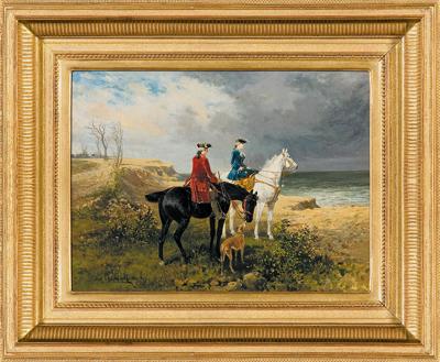 PRZEJAŻDŻKA NAD MORZEM, 1882 (FRGM.)