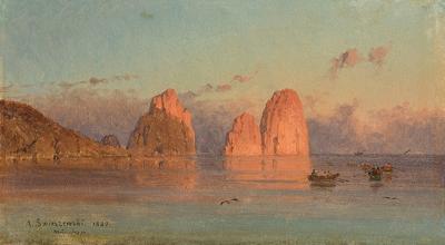 U BRZEGÓW CAPRI [SKAŁY FARAGLIONI], 1890