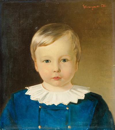 PORTRET CHŁOPCZYKA, 1856