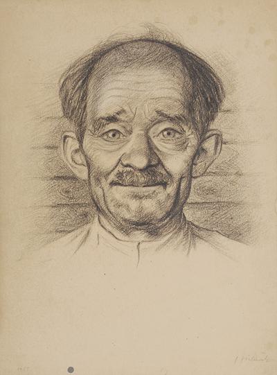 PORTRET MężCZYZNY, 1955