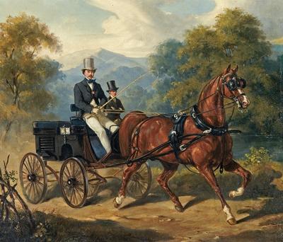 PRZEJAŻDŻKA POWOZEM, 1852