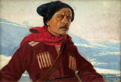 CZERKIES. AUTOPORTRET ARTYSTY, 1916