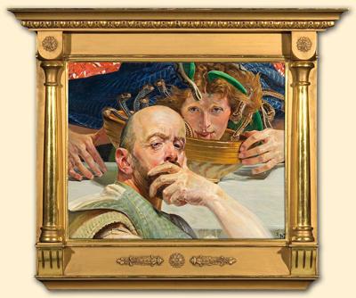 AUTOPORTRET Z ERYNIĄ, 1910