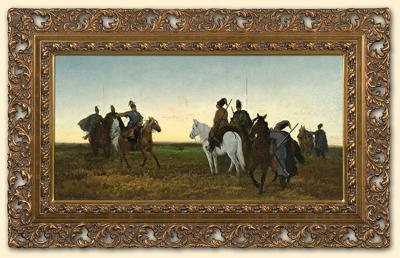 KOZACY W STEPIE, 1874