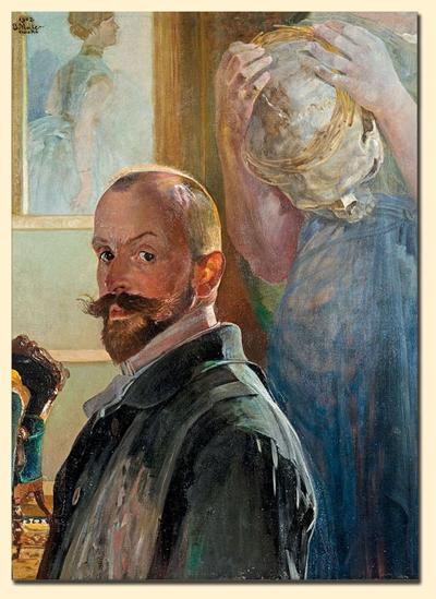 AUTOPORTRET ZE ŚMIERCIĄ, 1902