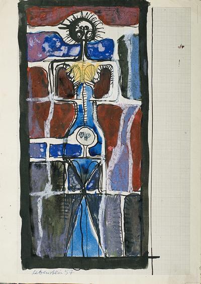 FIGURA OSIOWA, 1957