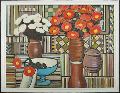 MARTWA NATURA Z KWIATAMI, 1985