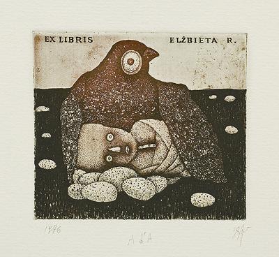 EX LIBRIS ELżBIETA R.[OSZKOWSKA], 1976