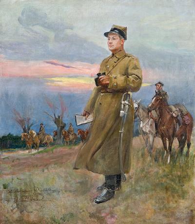 PORTRET KAPITANA ANTONIEGO DUDZIŃSKIEGO, 1938