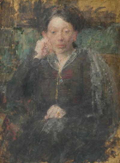 PORTRET MŁODEJ KOBIETY, 1908-1920