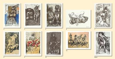 TEKA LITOGRAFII CARNET INCOMPLET, 1967