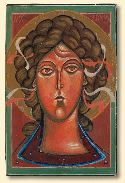 ARCHANIOŁ MICHAŁ. IKONA, OK. 1960