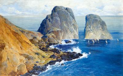 CAPRI, SKAŁY FARAGLIONI, OK. 1900