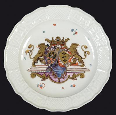TALERZ Z SERWISU SUŁKOWSKIEGO, 1735-1737