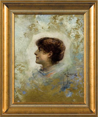 PORTRET SARY BERNHARDT, OK. 1890