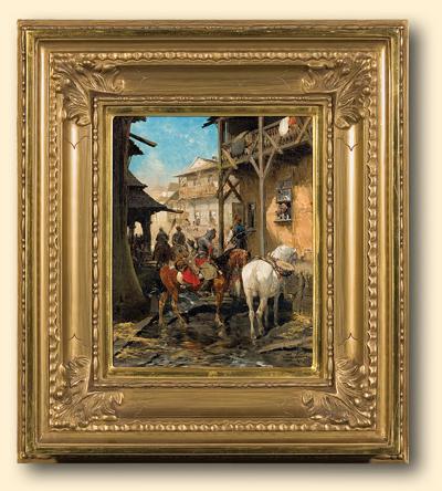 ROZJAZD NA KWATERY ZA CZASÓW PASKA, 1875