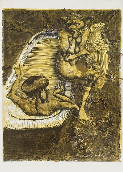 KąPIąCA SIę I SATYR