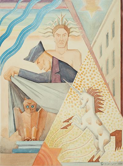 SCENA Z JEDNOROżCEM, 1949
