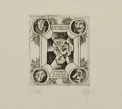 EXLIBRIS SAULIAUS VARNO, 1971
