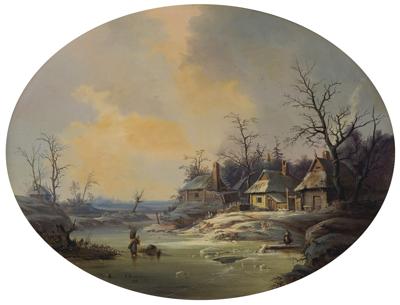 KRAJOBRAZ ZIMOWY, 1856