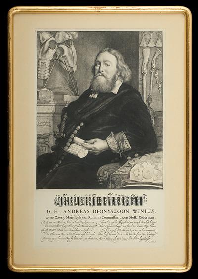 ANDREAS DEONYSZOON WINIUS, 1650