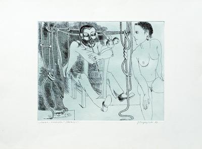 MALARZ I MODELKA (LAMUS), 1986