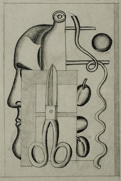 PROFIL Z NOŻYCZKAMI, 1928