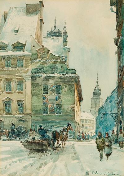 ZIMA NA STARYM MIEŚCIE, PRZED 1939
