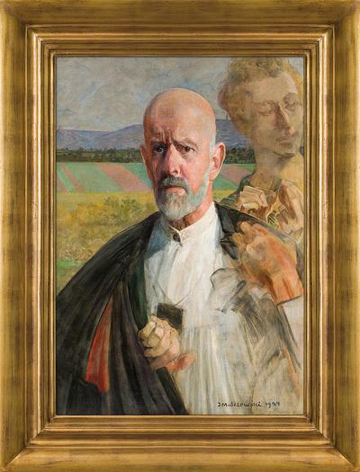 AUTOPORTRET Z MUZĄ, 1924