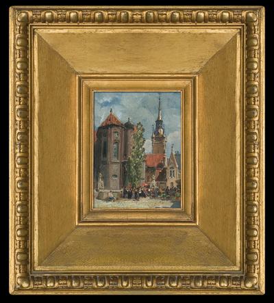 PLAC MIEJSKI PRZED KOŚCIOŁEM, 1885