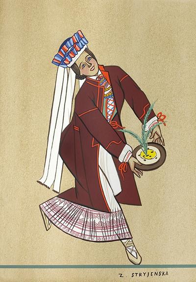 PRACA Z TEKI POLISH PEASANTS’COSTUMES,1939