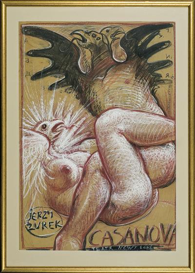 PROJEKT PLAKATU DO CASANOVY, 1989