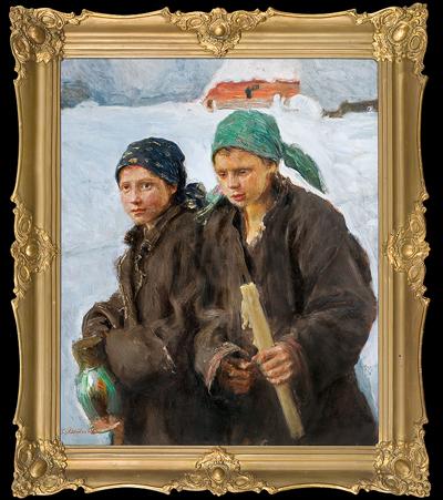 W ŚWIĘTO JORDANU, OK. 1895