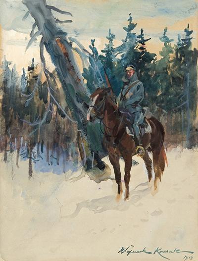 UŁAN NA PIKIECIE, 1919