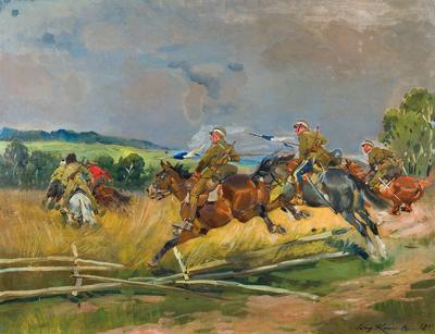 POGOŃ UŁANÓW ZA KOZAKAMI, 1921