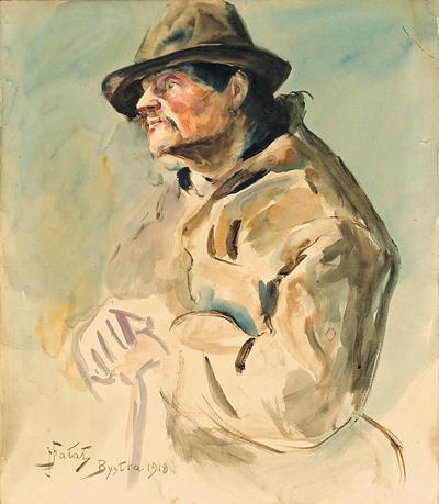 PORTRET MĘŻCZYZNY, 1918
