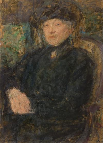 DAMA W CZERNI, 1923