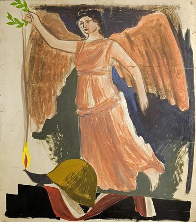 NIKE [PROJEKT PLAKATU ?], LATA 40.