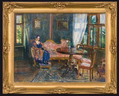 W SALONIE - PORTRET ŻONY, 1924