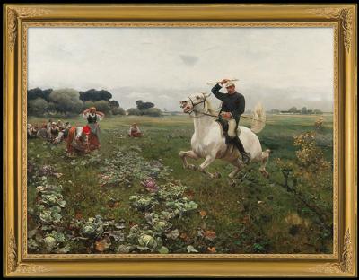 NA PRZEŁAJ PRZEZ ŁĄKI, 1891
