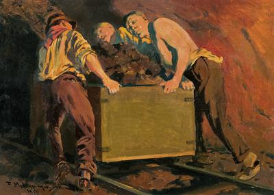 W KOPALNI, 1918