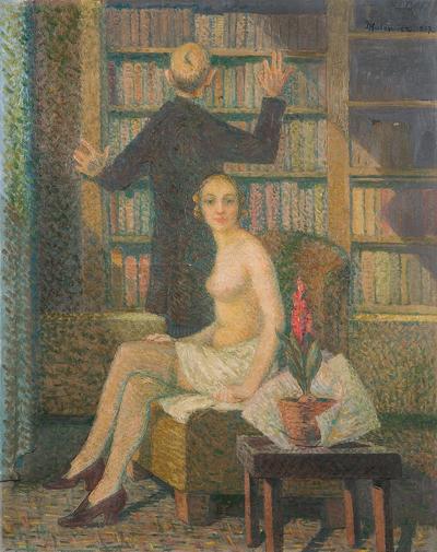 W BIBLIOTECE. PIĘKNO I MĄDROŚĆ, 1937